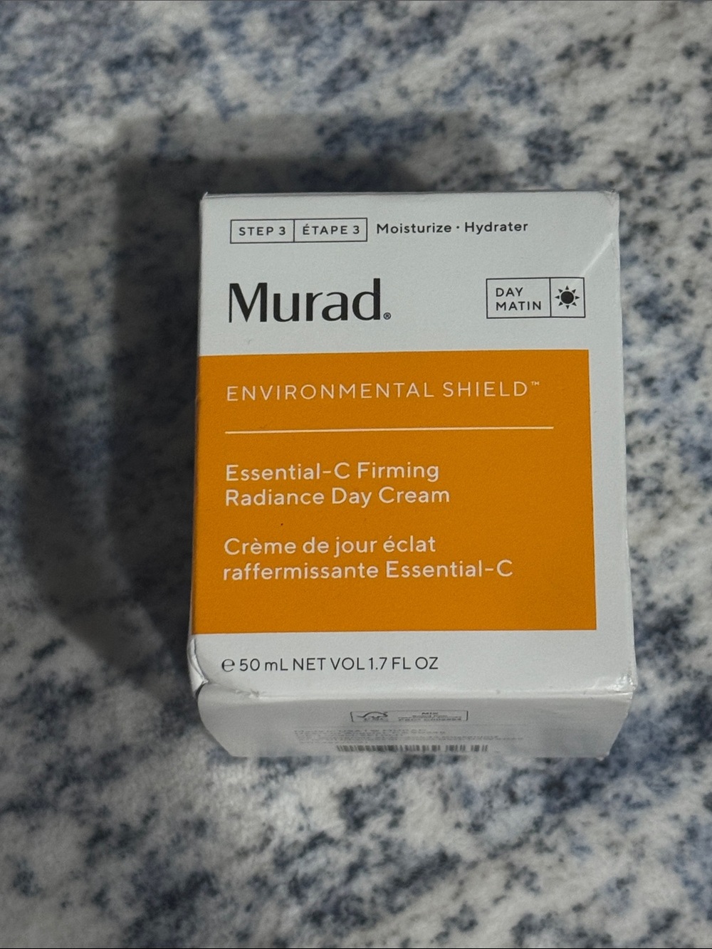 Murad Essential-C Firming Radiance Day Cream - Orange & White Packaging